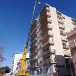 sollevamento materiale edile