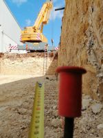 Posizionamento cisterne impianto di depurazione